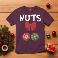 Funny Christmas Couple T Shirt Chest Nuts Baubles - Wonder Print Shop