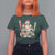 Funny Christmas Baseball T Shirt For Women Santa Sports Balls Snow Xmas Tree - Wonder Print Shop