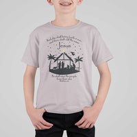 Christian Christmas T Shirt For Kid And She Shall Bring Forth A Son And Thou Shalt Call His Name Jesus - Wonder Print Shop