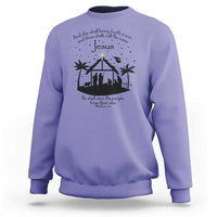 Christian Christmas Sweatshirt And She Shall Bring Forth A Son And Thou Shalt Call His Name Jesus - Wonder Print Shop