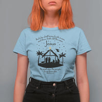 Christian Christmas T Shirt For Women And She Shall Bring Forth A Son And Thou Shalt Call His Name Jesus - Wonder Print Shop