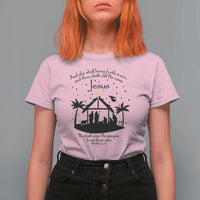 Christian Christmas T Shirt For Women And She Shall Bring Forth A Son And Thou Shalt Call His Name Jesus - Wonder Print Shop