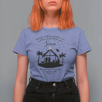 Christian Christmas T Shirt For Women And She Shall Bring Forth A Son And Thou Shalt Call His Name Jesus - Wonder Print Shop