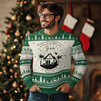 Christian Xmas Ugly Christmas Sweater And She Shall Bring Forth A Son And Thou Shalt Call His Name Jesus - Wonder Print Shop
