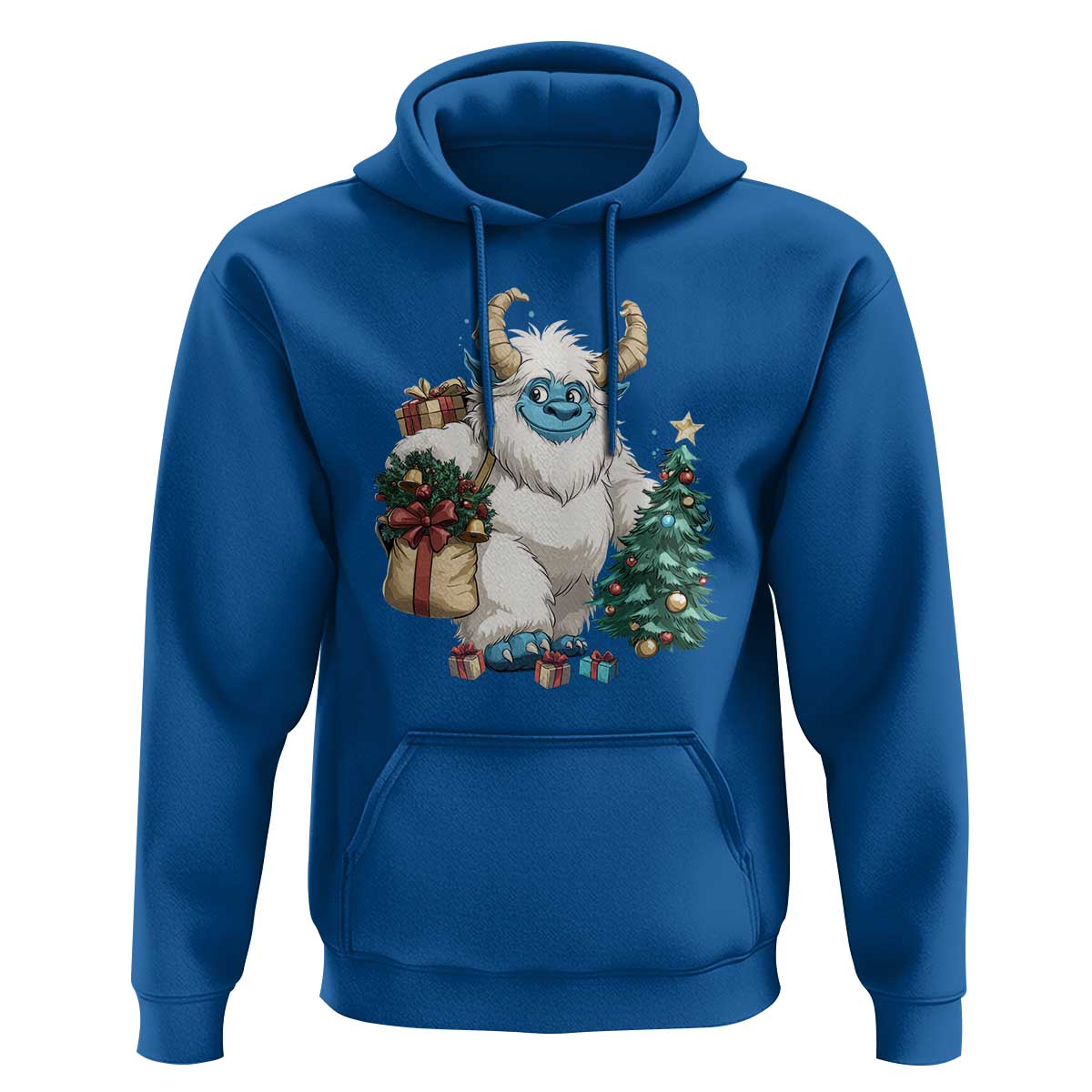 Funny Yule Yeti Hoodie Christmas Mythical Creature Winter Solstice