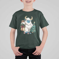 Funny Yule Yeti T Shirt For Kid Christmas Mythical Creature Winter Solstice - Wonder Print Shop