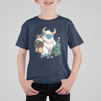 Funny Yule Yeti T Shirt For Kid Christmas Mythical Creature Winter Solstice - Wonder Print Shop
