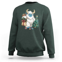 Funny Yule Yeti Sweatshirt Christmas Mythical Creature Winter Solstice - Wonder Print Shop