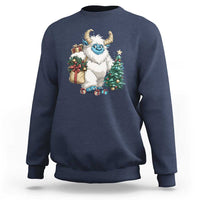 Funny Yule Yeti Sweatshirt Christmas Mythical Creature Winter Solstice - Wonder Print Shop