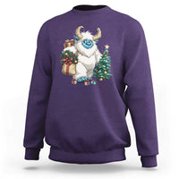 Funny Yule Yeti Sweatshirt Christmas Mythical Creature Winter Solstice - Wonder Print Shop