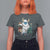 Funny Yule Yeti T Shirt For Women Christmas Mythical Creature Winter Solstice - Wonder Print Shop