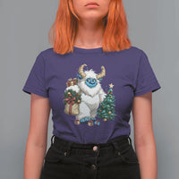 Funny Yule Yeti T Shirt For Women Christmas Mythical Creature Winter Solstice - Wonder Print Shop