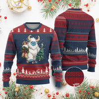 Funny Yule Yeti Ugly Christmas Sweater Christmas Mythical Creature Winter Solstice - Wonder Print Shop