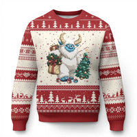 Funny Yule Yeti Ugly Christmas Sweater Christmas Mythical Creature Winter Solstice - Wonder Print Shop