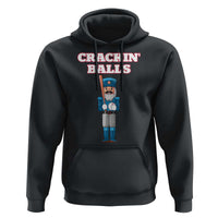 Funny Nutcracker Baseball Hoodie Crackin' Balls Baseball Players