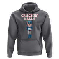 Funny Nutcracker Baseball Hoodie Crackin' Balls Baseball Players