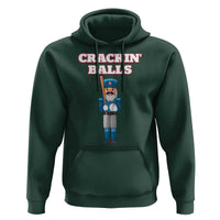Funny Nutcracker Baseball Hoodie Crackin' Balls Baseball Players