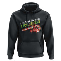 Funny Christmas Candy Cane Hoodie It's Not Gonna Lick Itself
