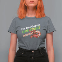 Funny Christmas Candy Cane T Shirt For Women It's Not Gonna Lick Itself - Wonder Print Shop