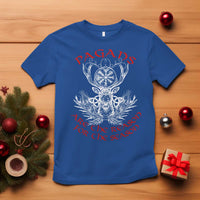 Pagans Are The Reason For The Season T Shirt Yule Pagan Christmas Vegvisir Symbol - Wonder Print Shop