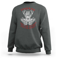 Pagans Are The Reason For The Season Sweatshirt Yule Pagan Christmas Vegvisir Symbol - Wonder Print Shop