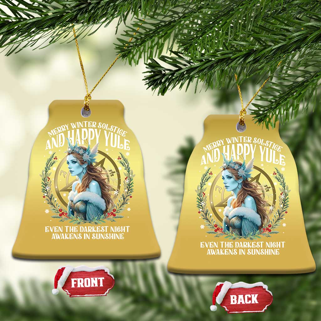 Yule Christmas Ornament Merry Winter Solstice And Happy Yule Marzanna Xmas - Wonder Print Shop