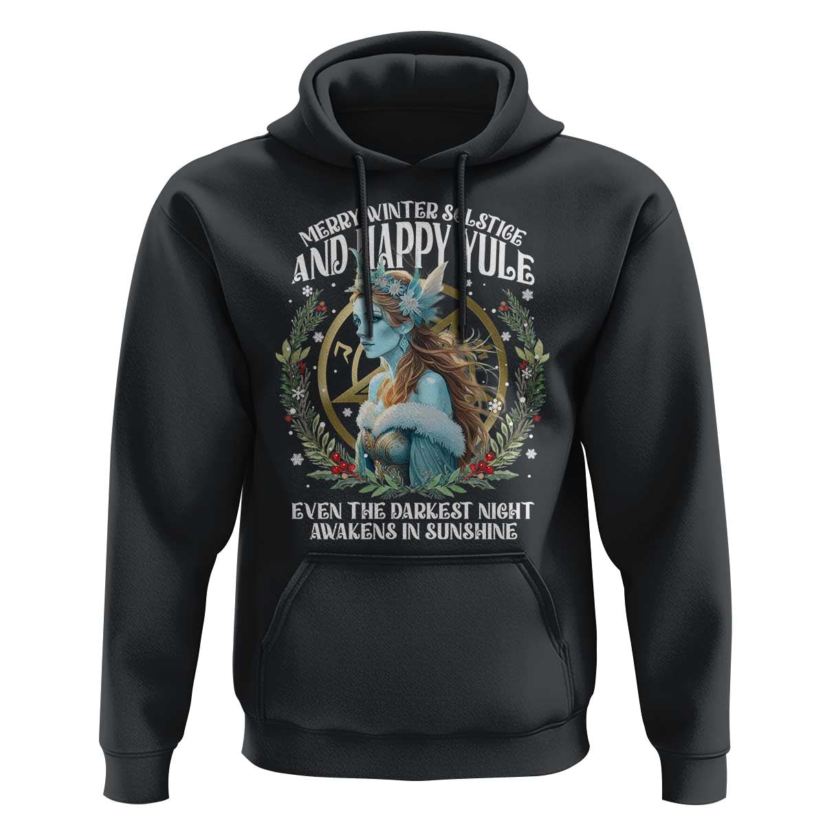 Yule Hoodie Merry Winter Solstice And Happy Yule Marzanna Xmas
