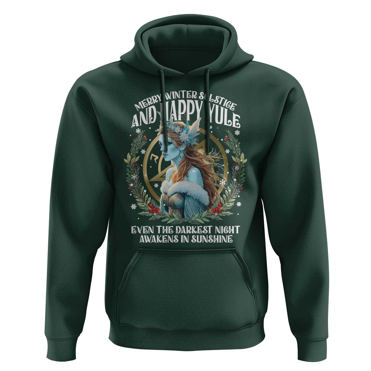 Yule Hoodie Merry Winter Solstice And Happy Yule Marzanna Xmas