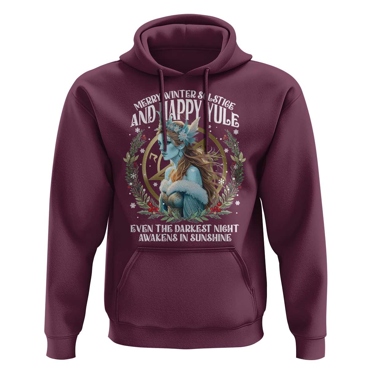 Yule Hoodie Merry Winter Solstice And Happy Yule Marzanna Xmas