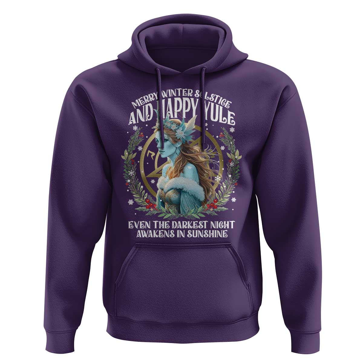 Yule Hoodie Merry Winter Solstice And Happy Yule Marzanna Xmas
