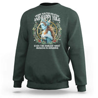 Yule Sweatshirt Merry Winter Solstice And Happy Yule Marzanna Xmas - Wonder Print Shop