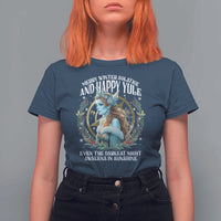Yule T Shirt For Women Merry Winter Solstice And Happy Yule Marzanna Xmas - Wonder Print Shop