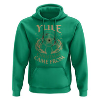 Yule Never Guess Where Christmas Come From Hoodie Pentagram Circle