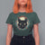 Funny Yule Cat T Shirt For Women Jlaktturinn Yule Christmas Black Cat - Wonder Print Shop