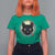 Funny Yule Cat T Shirt For Women Jlaktturinn Yule Christmas Black Cat - Wonder Print Shop