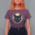 Funny Yule Cat T Shirt For Women Jlaktturinn Yule Christmas Black Cat - Wonder Print Shop