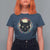 Funny Yule Cat T Shirt For Women Jlaktturinn Yule Christmas Black Cat - Wonder Print Shop