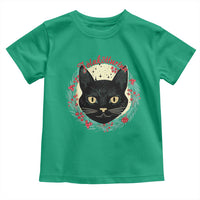 Funny Yule Cat Toddler T Shirt Jólakötturinn Yule Christmas Black Cat