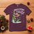 Funny Christmas Biker T Shirt Braaaaping Around The Christmas Tree Dirt Bike Santa - Wonder Print Shop