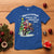 Funny Christmas Biker T Shirt Braaaaping Around The Christmas Tree Dirt Bike Santa - Wonder Print Shop