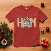 Oh Come Let Us Adore Him T Shirt Christian Christmas Nativity Scene - Wonder Print Shop