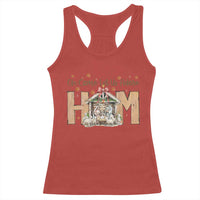 Oh Come Let Us Adore Him Racerback Tank Top Christian Christmas Nativity Scene - Wonder Print Shop