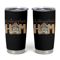 Oh Come Let Us Adore Him Tumbler Cup Christian Christmas Nativity Scene - Wonder Print Shop