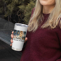 Christian Christmas Tumbler Cup A Savior Is Born Jesus Nativity Scene - Wonder Print Shop