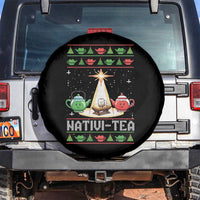 Funny Christmas Tea Lover Spare Tire Cover Nativi Tea Nativity Scene Christian Xmas - Wonder Print Shop