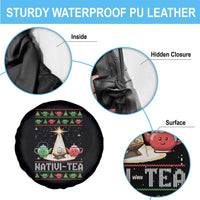 Funny Christmas Tea Lover Spare Tire Cover Nativi Tea Nativity Scene Christian Xmas - Wonder Print Shop