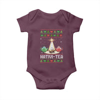 Funny Christmas Tea Lover Baby Onesie Nativi Tea Nativity Scene Christian Xmas - Wonder Print Shop
