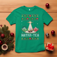Funny Christmas Tea Lover T Shirt Nativi Tea Nativity Scene Christian Xmas - Wonder Print Shop