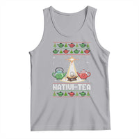 Funny Christmas Tea Lover Tank Top Nativi Tea Nativity Scene Christian Xmas - Wonder Print Shop