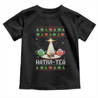 Funny Christmas Tea Lover Toddler T Shirt Nativi Tea Nativity Scene Christian Xmas - Wonder Print Shop